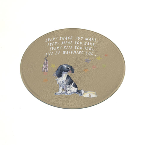 Springer Spaniel Black Trivet